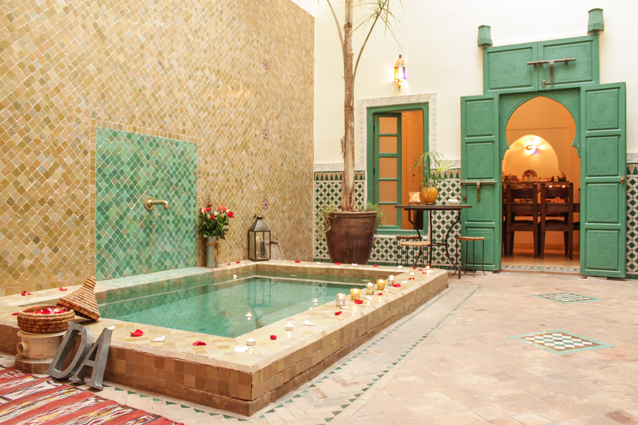 Private, 3-bedroom Riad, Marrakesh, Morocco