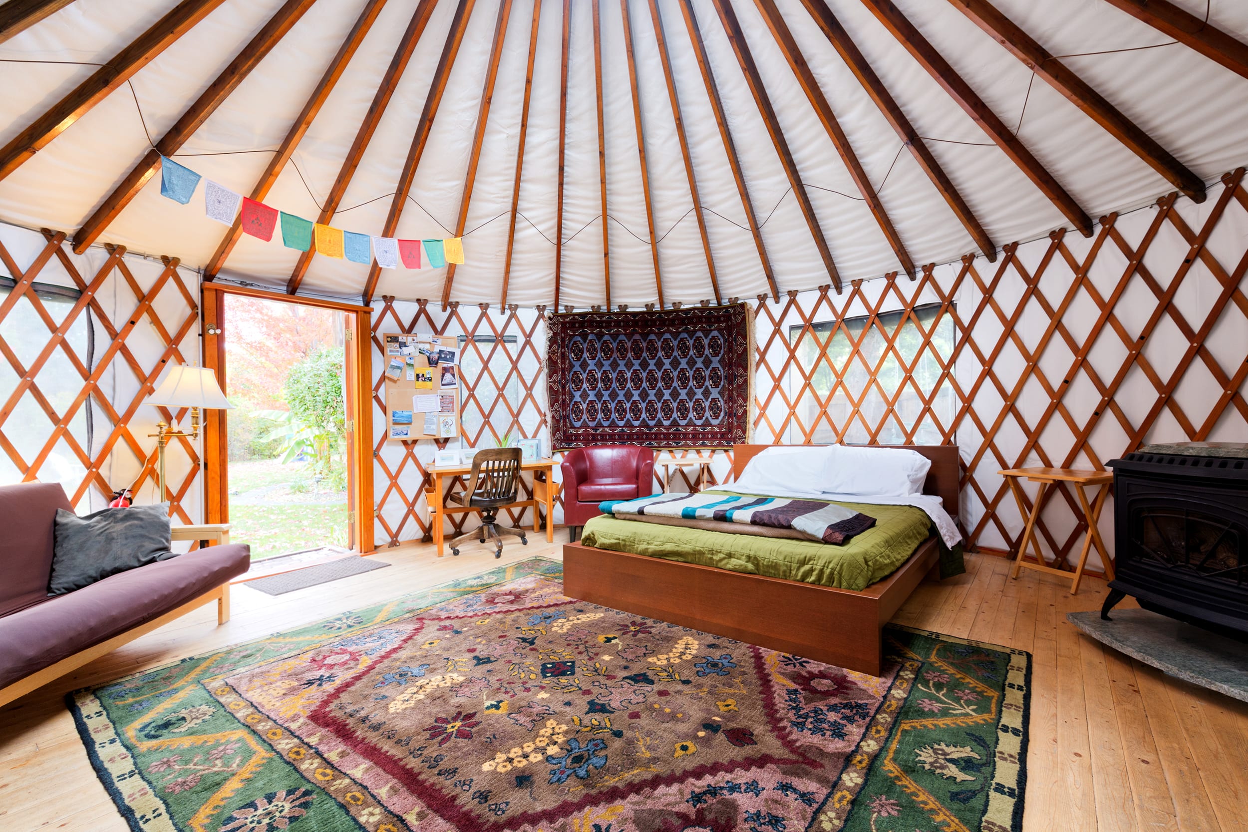 The 36th Street Urban Yurt, in Large Garden Oasis, Boise, ID