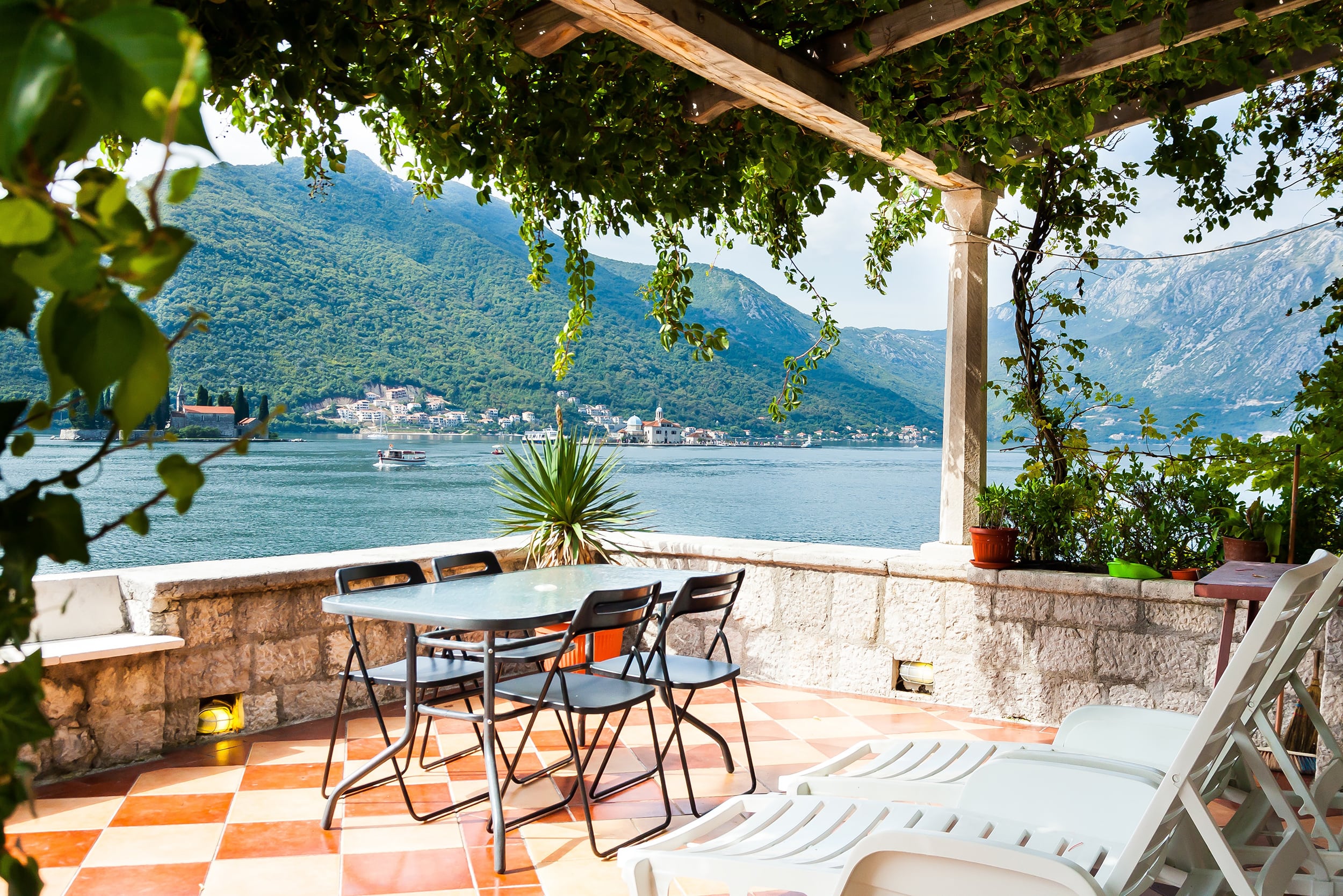 Waterfront with extraordinary view, Kotor, Montenegro