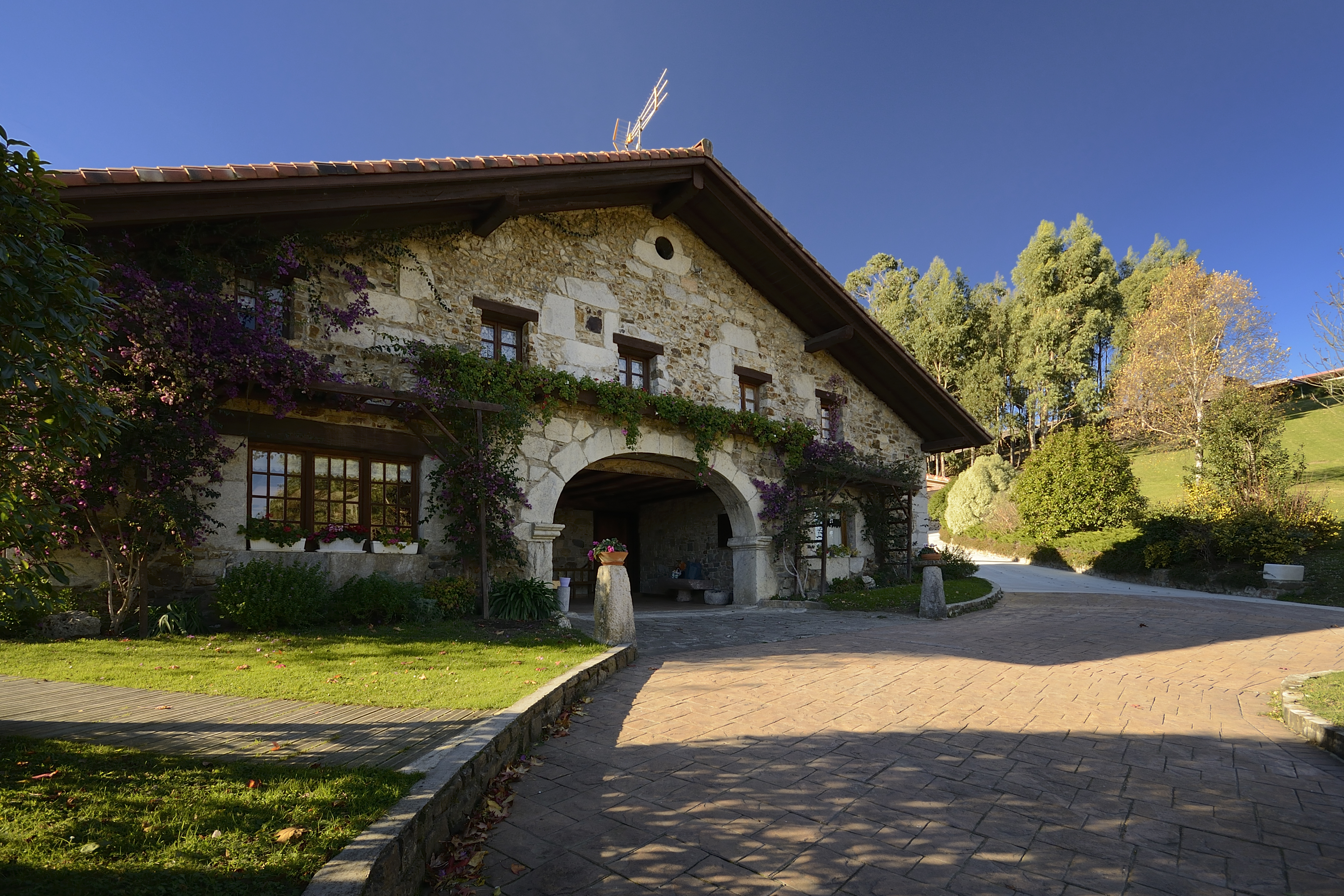 Alojamiento en un área rural del País Vasco