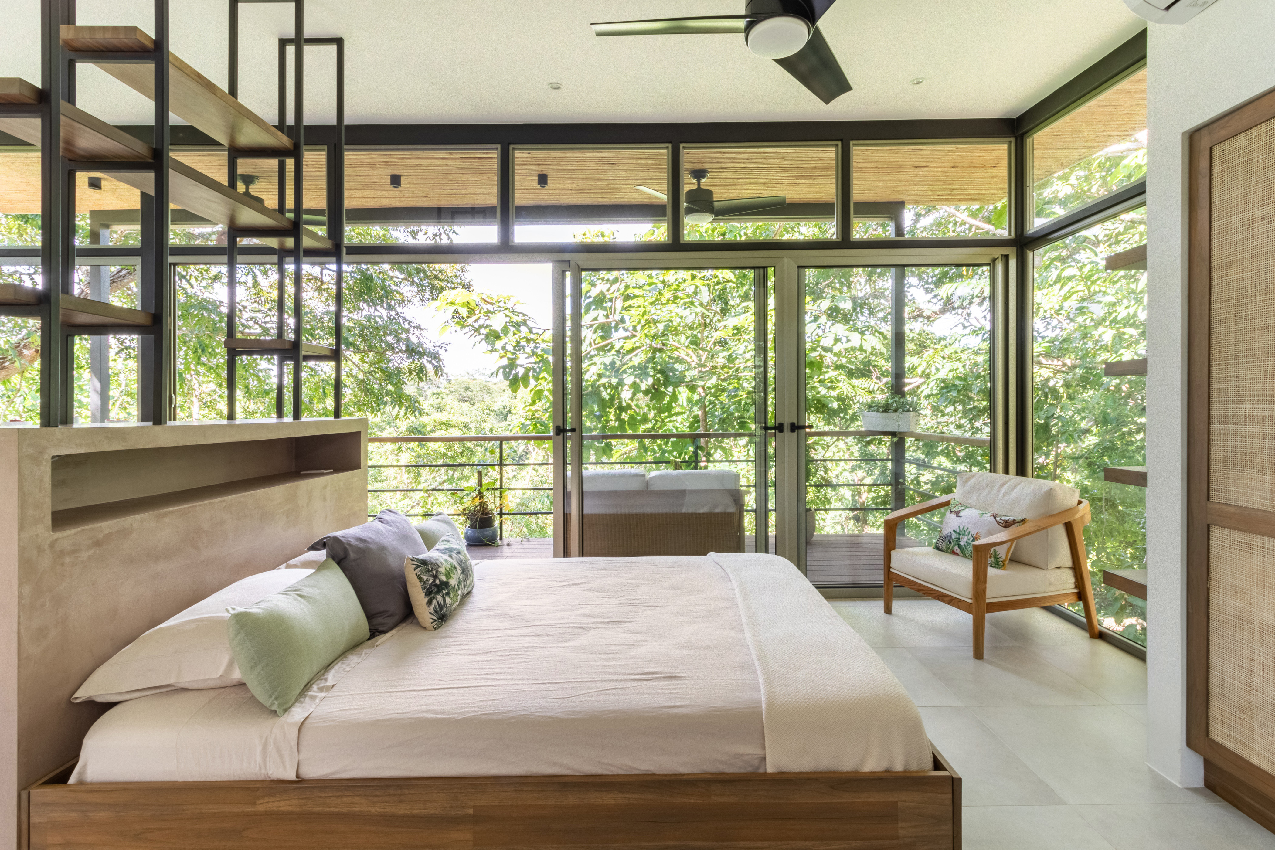 Interior of "Work from Jungle with Everything You Need"