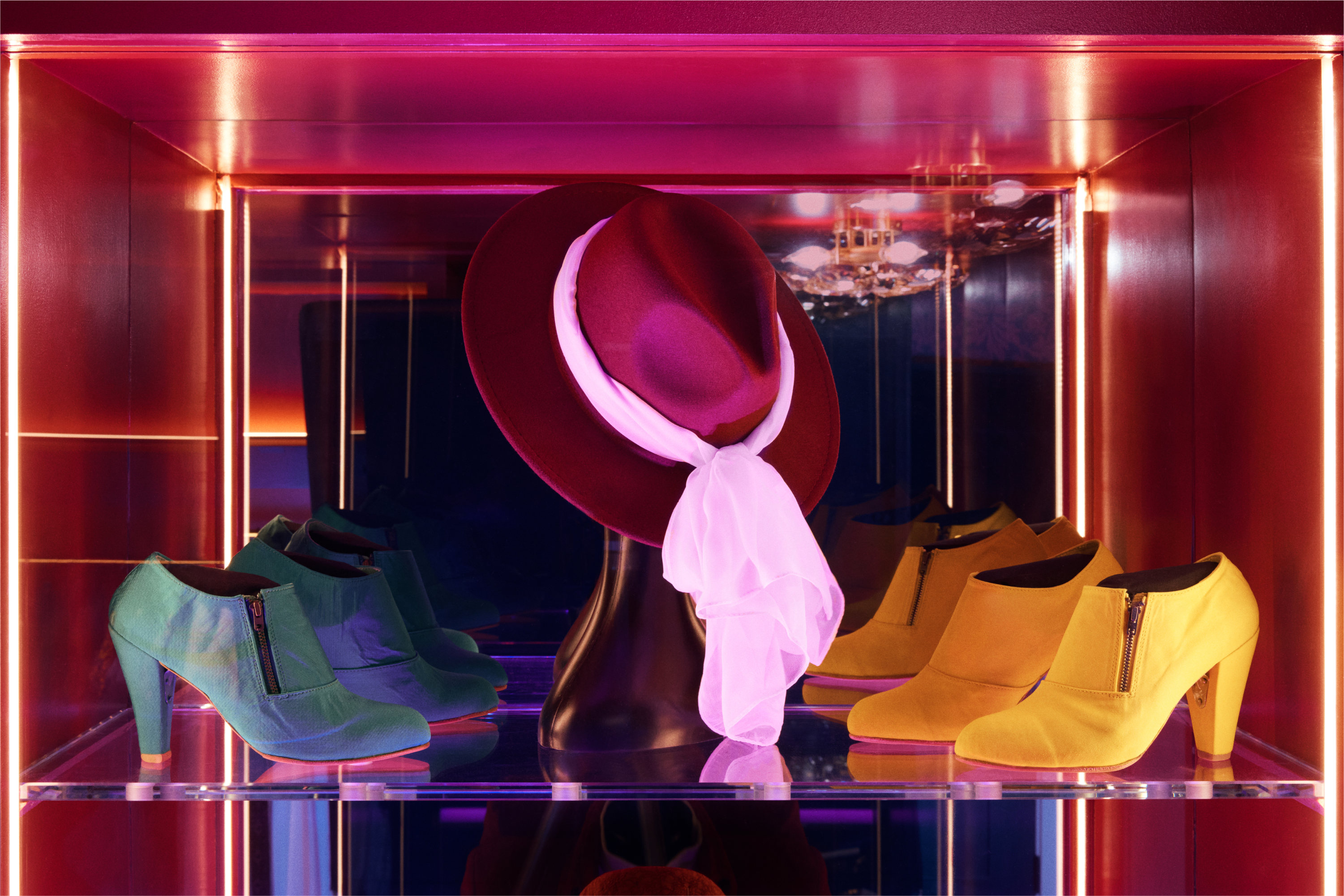 Prince's hat and shoes